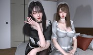 3D绅士恋爱操盘《姊妹的侍奉》Steam新品节推试玩版,白天炒股晚上炒饭的豪门二代同居生活